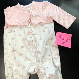 Baby girl footies